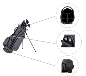 Bolsa de soporte de golf multifunción personalizada de alta calidad, bolsas de Golf con soporte de nailon ligeras <span class=keywords><strong>2024</strong></span> OLYMP - Product Image 3