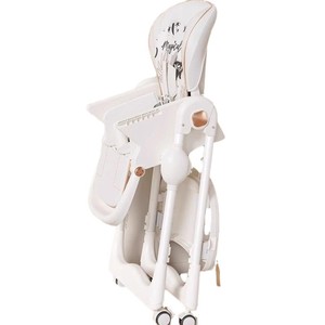 Silla de comedor portátil plegable para bebé, asiento multifuncional ajustable en altura para uso doméstico, Material plástico de 0 a 12 meses - Product Image 5
