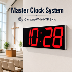 Reloj <span class=keywords><strong>Despertador</strong></span> Digital Inteligente LED DC POE de Escritorio y Pared, Reloj Electrónico ABS para Mesita de Noche y Oficina con Funciones de Snooze y <span class=keywords><strong>Despertador</strong></span> - Product Image 1