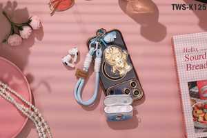 Audífonos Bluetooth TWS con Diseño de Sanrio Gold Style, Hello Kitty, Kuromi, My Melody, <span class=keywords><strong>Auriculares</strong></span> Inalámbricos de Dibujos Animados - Product Image 5