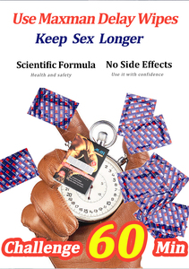 Người đàn ông sử dụng bên ngoài 10 cái/gói quan hệ tình dục khăn lau ướt cho quan hệ tình dục thời gian chậm trễ kéo dài thời gian quan hệ tình dục sản phẩm ngăn chặn xuất tinh sớm - Product Image 5