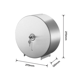 Distributeur de papier toilette mural en acier inoxydable, design moderne, écologique, de grande taille, fabriqué par FANDA Factory - Product Image 6