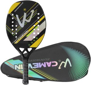Raqueta de Tenis Playa Camewin de Carbono al por Mayor, Nueva, Verde Limón, con Funda, para Entrenamientos, Juegos Profesionales, Rendimiento Original - Product Image 3