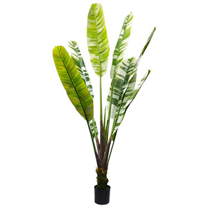 Árbol de Plátano Artificial Jinhua en Maceta de Plástico, Planta Decorativa de Interior de 220 cm de Flower <span class=keywords><strong>World</strong></span> para Decoración de Bodas y Fotografía - Product Image 5