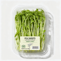Étiquettes autocollantes imprimées imperméables pour la production de pousses de pois, fournies par l'usine Haoxuan, pour l'emballage de légumes frais