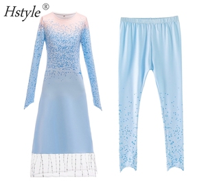 Robe de jeu de rôle <span class=keywords><strong>Elsa</strong></span> Adventure pour filles, Cape à ailes en cristal de glace, élégante, découpée avec paillettes, nouvelle collection 2018, SU510 - Product Image 5