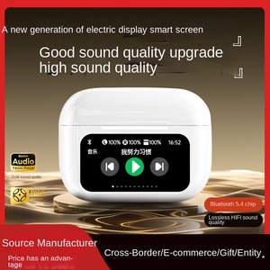 A9pro phiên bản tiêu chuẩn nhà máy trực tiếp âm thanh cao chất lượng in-ear không dây BT Tai nghe với LED đầy đủ màu sắc màn hình cảm ứng chậm trễ thấp - Product Image 4