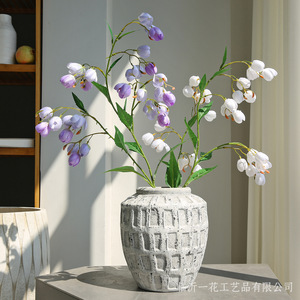Yihua - Flor de Campanilla Artificial de Seda de 106 cm, Decoración Floral para el Hogar, Decoración de Mesa para Sala de Estar - Product Image 2