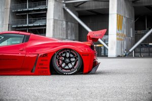 Kit Diffusore Anteriore e Posteriore in Fibra di Vetro Stile LB per Ferrari 458 Wide Body, Miglioramento Estetico, Finitura Superficiale Durevole, Montaggio OEM - Product Image 5
