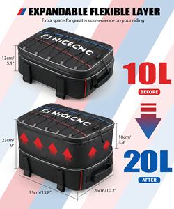 NiceCNC moto <span class=keywords><strong>Top</strong></span> <span class=keywords><strong>Case</strong></span> sac extensible <span class=keywords><strong>Top</strong></span> Box sac de toit pour <span class=keywords><strong>BMW</strong></span> F850GS R1250GS ADV R GS 1200 - Product Image 2