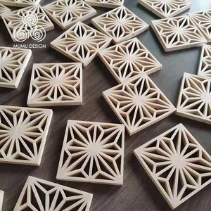 MUMU — séparation en bois 3D de salon, version européenne, Cypress <span class=keywords><strong>japonais</strong></span>, séparateur d'intérieur et moderne, écran de séparation - Product Image 2