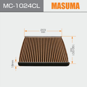 MASUMA-filtro de aire de cabina de motor MC-1024CL, con carbón activado, 72880AE000, 72880AE020, X7288AE020, para SUBARU LEGACY B4, nuevo - Product Image 2