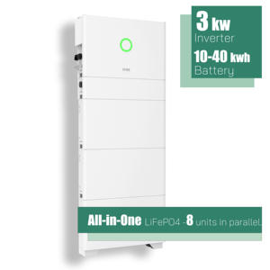 Système de stockage d'énergie tout-<span class=keywords><strong>en</strong></span>-un monophasé SAJ 3 kW IP65 avec chargeur EV 7 kW, batterie SAJ extensible jusqu'à 8 modules de batterie 40 <span class=keywords><strong>kWh</strong></span> - Product Image 1