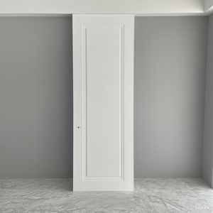 2025 NewMinimalist Design <span class=keywords><strong>Cadre</strong></span> de <span class=keywords><strong>porte</strong></span> <span class=keywords><strong>intérieur</strong></span> en bois blanc unique Dernier bois massif fini avec <span class=keywords><strong>porte</strong></span> principale unique peinte - Product Image 4