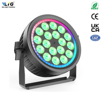 Projecteur PAR 100W 18 LED (18x8W) DMX RGBW silencieux sans ventilateur avec ouverture RGB dynamique pour discothèques, événements et scènes