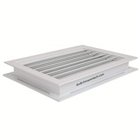 Grilles de climatisation d'échappement en aluminium, système de Ventilation pour climatiseur, grille de transfert de climatiseur frais, 1 pièce