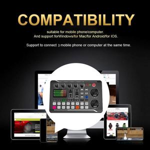 Carte son DAYMIC F998, 16 effets sonores, mixeur, interface audio, cartes son pour Tiktok - Product Image 3