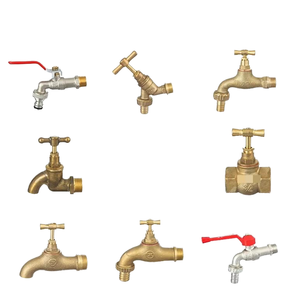 Robinet de jardin en laiton résistant à la corrosion et adapté au raccordement de machine à laver de jardin - Product Image 1