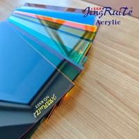 Plaques en acrylique PMMA translucide noir de marque Jingruite, tailles personnalisées 6,7 pi x 10 pi, 8 pi x 4 pi, 4 pi x 6 pi, pour gravure/découpe/pliage