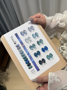 Esmalte de <span class=keywords><strong>Uñas</strong></span> con Lentejuelas Doradas Flash Laser Champagne, Gel Blanqueador, 10 Colores, Lentejuelas Doradas Tejidas con Efecto Lunar Reflectante - Product Image 6
