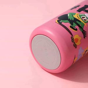 316 Stainless Steel Insulated Water Bottle Pop-Up Lid Portable Thermal Bottle <b>Large</b> Capacity Food Grade Travel Mug - Product Image 5