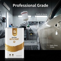 Lapisan Pelapis Cair Akrilik 2K High Solid untuk Otomotif, Semprotan Clear Coat Kilap Tinggi Tahan UV untuk Perbaikan Bodi Mobil