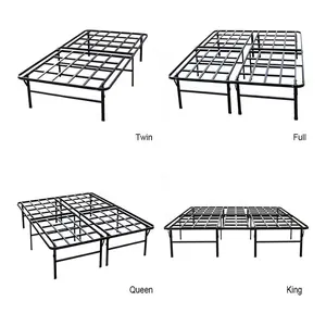 Apuramento elétrico ajustável altura de metal móveis hotel cama quadro bases para uso doméstico hotel base de cama