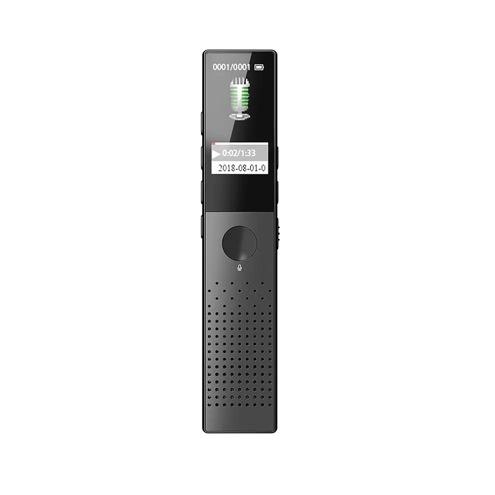 Jounalist Opname Dual Mic 32 Gb Voice Recorder Apparaten Voice Opname Dictaphone Digital Voice Recorder En Speler