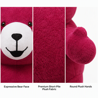 Costume gonflable d'ours en peluche rose pour adultes, idéal pour les fêtes et événements, vente chaude, unisexe, vente en gros, livraison directe