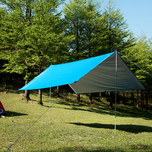 New Outdoor Camping Blue <strong>Tent</strong> Pu 1500 UV Rain-Proof Waterproof Cloth Sun Shelter Awning Blue Camping Trap Rain Fly - Product Image 5