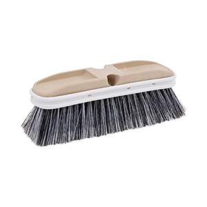"Boardwalk 8410 Wheel <b>Cleaning</b> Detailing <b>Brush</b> W/ Vinyl Bumper 2.5" Bristles 10" Plastic <b>Brush</b>" - Product Image 1