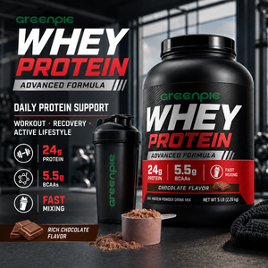 Greenpie OEM <span class=keywords><strong>Polvere</strong></span> Proteica per Aumento di Peso Certificata GMP, Integratore per Sviluppo Muscolare, Nutrizione Sportiva - Product Image 2
