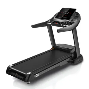4.0HP Semi Commercial Treadmill Speed Up to 20km/h Foldable Electric Treadmill Running Machine with LED Screen Max Loading 150KG