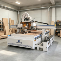 Centre CNC ATC 2040 en bois haute précision, routeur CNC 3 axes avec commande Syntec pour le fraisage du bois massif