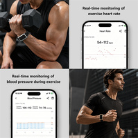 Pulsera Inteligente con 30 Días de Autonomía en Espera, Monitor de Frecuencia Cardíaca Continuo Durante Todo el Día, Sin Pantalla, Modelo U25