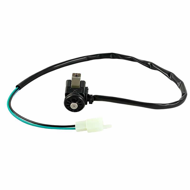 Black with white button