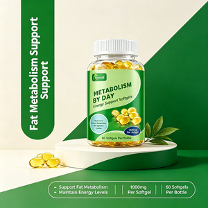 Capsules molles de soutien métabolique des graisses, 60 pièces, complément alimentaire naturel à base de plantes, favorise le confort digestif, maintient l'énergie pour les adultes - Product Image 6