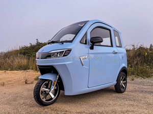 Petit tricycle à cabine électrique avec approbation EEC L2 <span class=keywords><strong>Scooter</strong></span> de mobilité électrique à <span class=keywords><strong>3</strong></span> <span class=keywords><strong>roues</strong></span> sans <span class=keywords><strong>permis</strong></span> de conduire pour adulte - Product Image 4