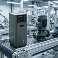SUNPHASE 5.5kW VFD Pengontrol Kecepatan Motor Variabel Frekuensi 380V Tiga Fasa 7.5HP untuk Kipas Pompa Konveyor Bersertifikasi CE