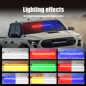 Yosovlamp Golf Versa Feux LED longs pour pare-brise avant et arrière <span class=keywords><strong>de</strong></span> voiture, protection IP67, 12V, multifonctionnels, avertissement <span class=keywords><strong>de</strong></span> <span class=keywords><strong>toit</strong></span> - Product Image 5