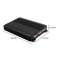 Soway OP-F SWKR-452 araba ses anfisi 4 kanal 4*45w amp 12v ab sınıfı araba amplifikatör inşa 16 yıl özelleştirme