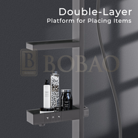 Ensemble de douche Fourniture directe d'usine avec 4 touches de piano Ensemble de douche à affichage numérique LED à température constante intelligente