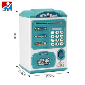 Vân tay & mật khẩu truy cập điện tử Piggy ngân hàng nhựa tiền tiết kiệm hộp với âm nhạc-tăng cường Ngân hàng đồ chơi - Product Image 2