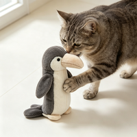 Jouet en peluche pour animaux de compagnie en coton PP ultra doux et confortable, personnalisable OEM, durable, vente en gros, cadeau promotionnel, approvisionnement en vrac pour chiens et chats