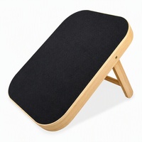 Planche à gratter pour ongles de chien en bambou, inclinable et réglable, ergonomique et antidérapante, pour le repoussage des ongles des animaux de compagnie