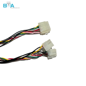 Kabel Harness Molex 4.20mm 10Pin Male ke 2*4Pin Female 75CM/2.46ft UL1569 20AWG untuk Koneksi Daya & Sinyal Industri - Product Image 3