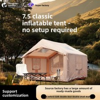 Tente de camping portable entièrement automatique Pengyuan, sans assemblage, étanche, 7,5 mètres, 420D, vente en gros à partir d'une pièce minimum