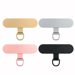 Support de téléphone portable universel ultra-fin personnalisé en acier inoxydable avec cordon anti-perte et attache de fixation - Product Image 1