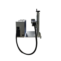 Machine de marquage dynamique 3D UV CNC à refroidissement par air 3W 5W pour surfaces, compatible DXF PLT AI, pour non-métaux, verre, trophées, acrylique, coques de téléphone, papier