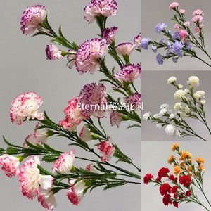 Carnations artificielles Secret Garden, pétales complets, bords en soie, décorations de mariage - Product Image 4
